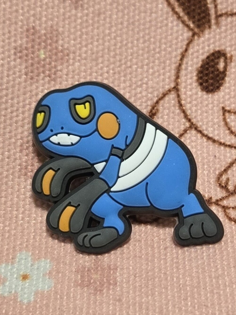 3/$10 Croagunk Pokémon Jibbitz Croc Charm Gen 4 Poison Fighting Type